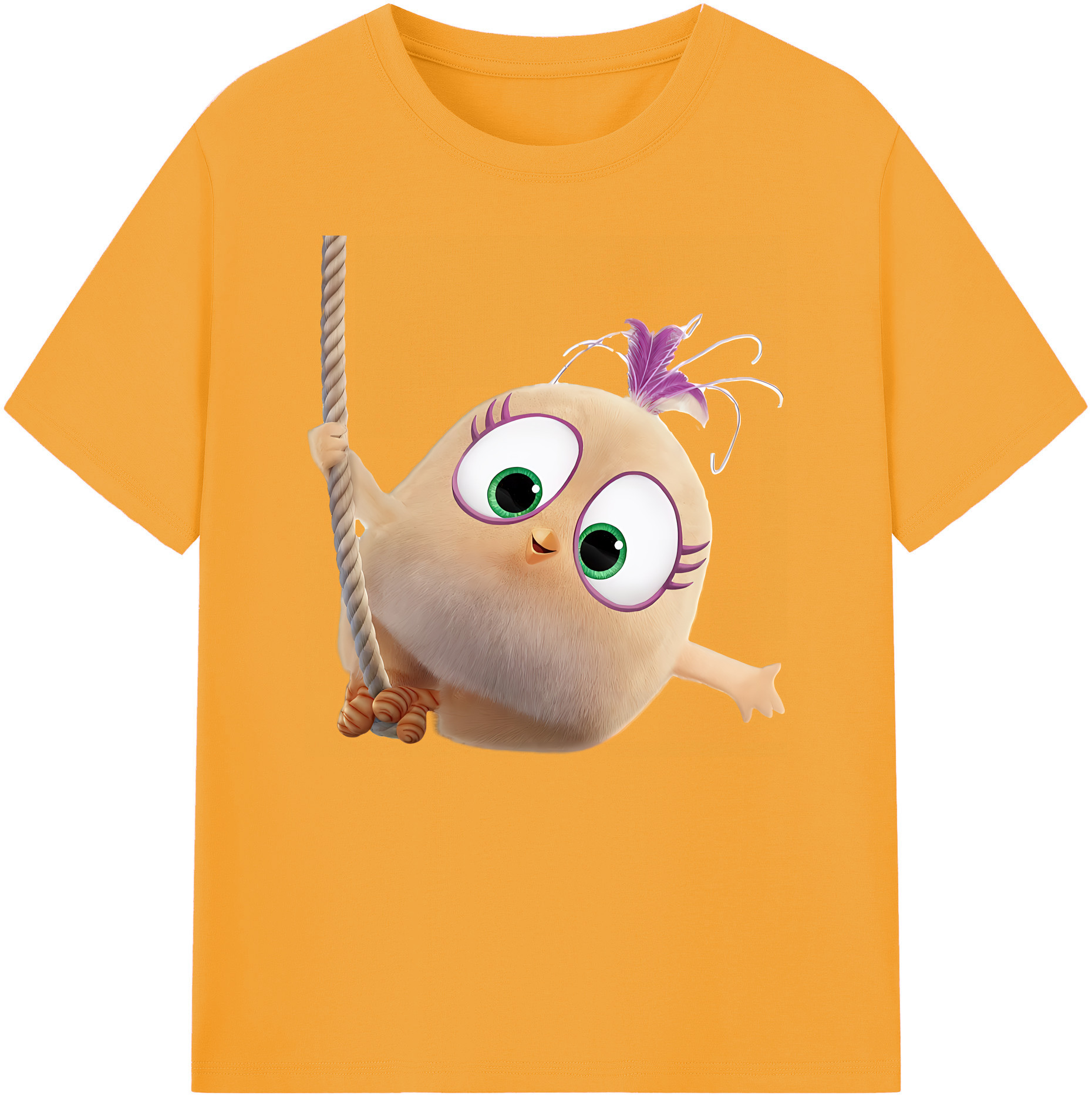 （画像用） Angry Birds アングリーバード 綿100％ メンズ半袖Tシャツ｜肌触りやわらか＆通気性