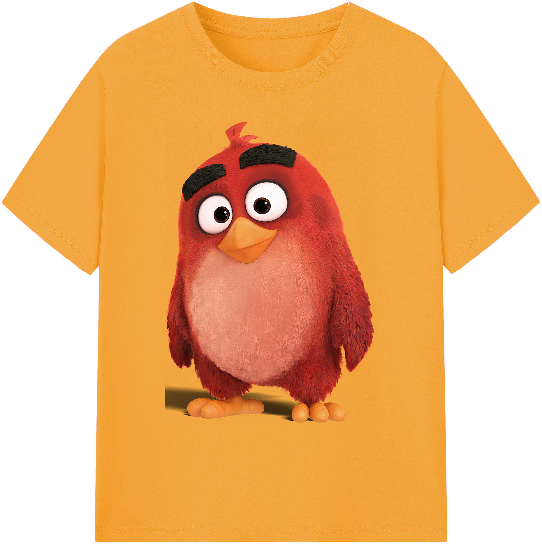（画像用） Angry Birds アングリーバード 綿100％ メンズ半袖Tシャツ｜肌触りやわらか＆通気性