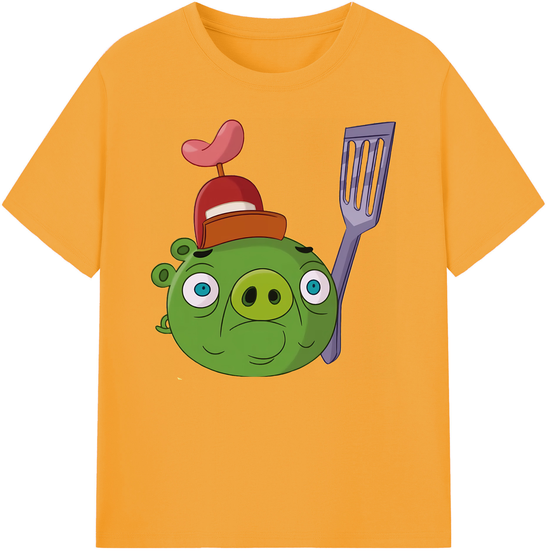 （画像用） Angry Birds アングリーバード 綿100％ メンズ半袖Tシャツ｜肌触りやわらか＆通気性