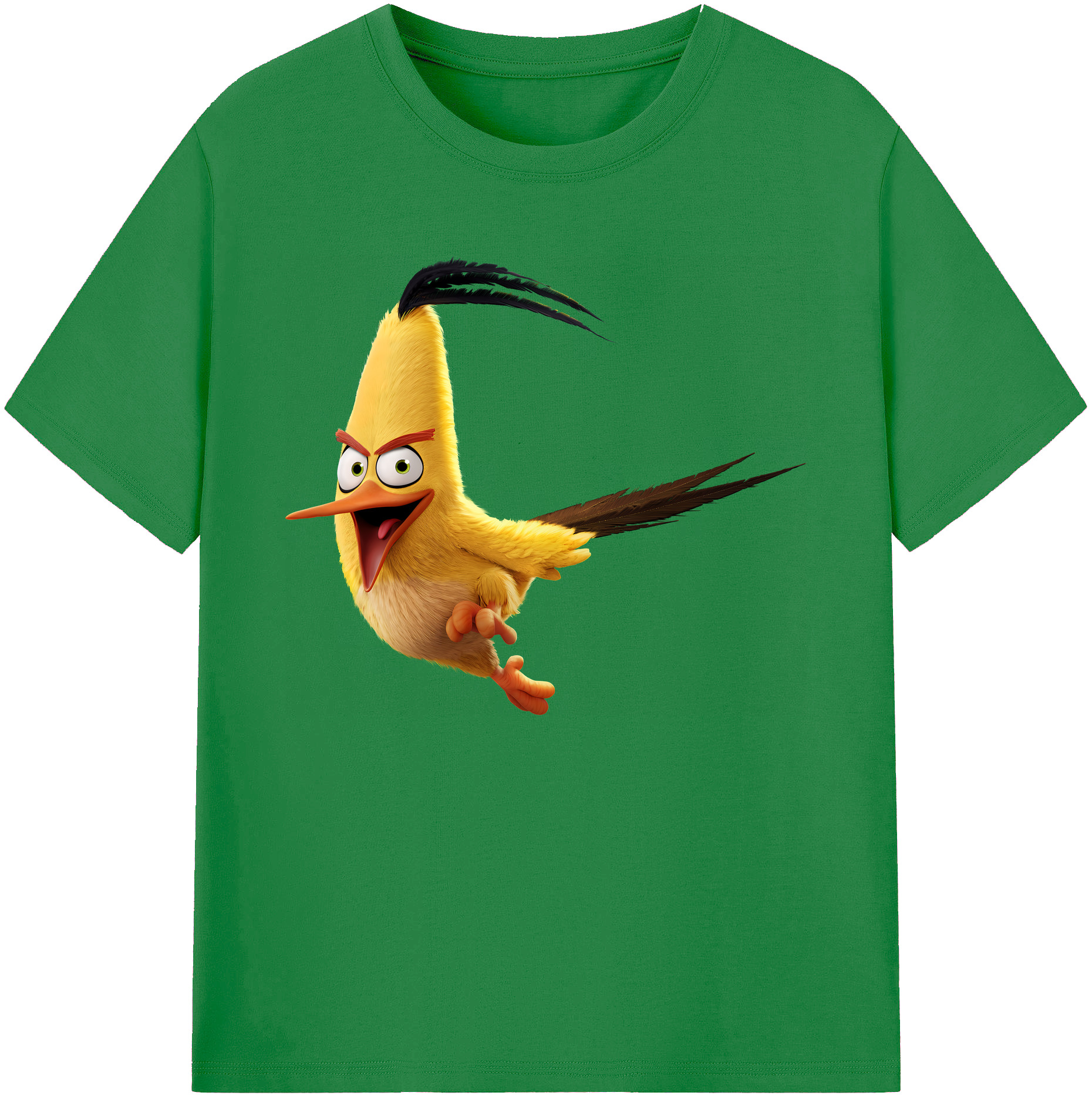 （画像用） Angry Birds アングリーバード 綿100％ メンズ半袖Tシャツ｜肌触りやわらか＆通気性