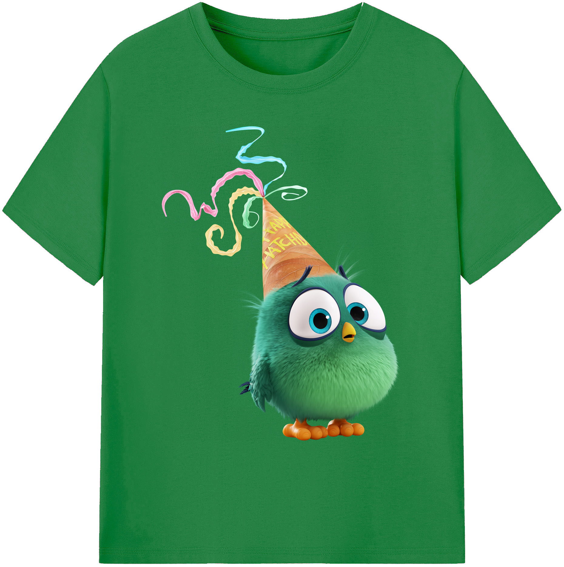 （画像用） Angry Birds アングリーバード 綿100％ メンズ半袖Tシャツ｜肌触りやわらか＆通気性