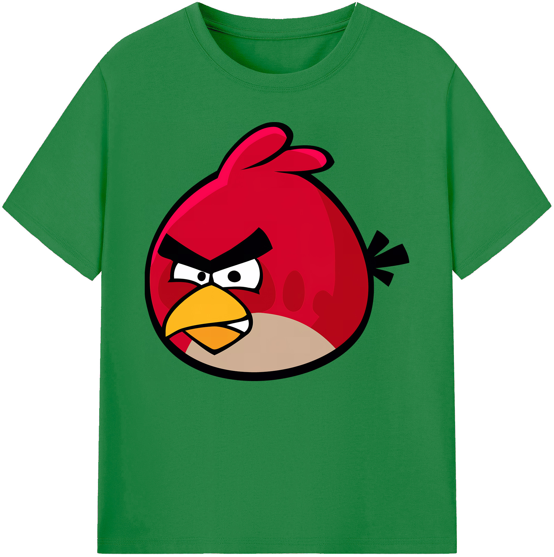 （画像用） Angry Birds アングリーバード 綿100％ メンズ半袖Tシャツ｜肌触りやわらか＆通気性