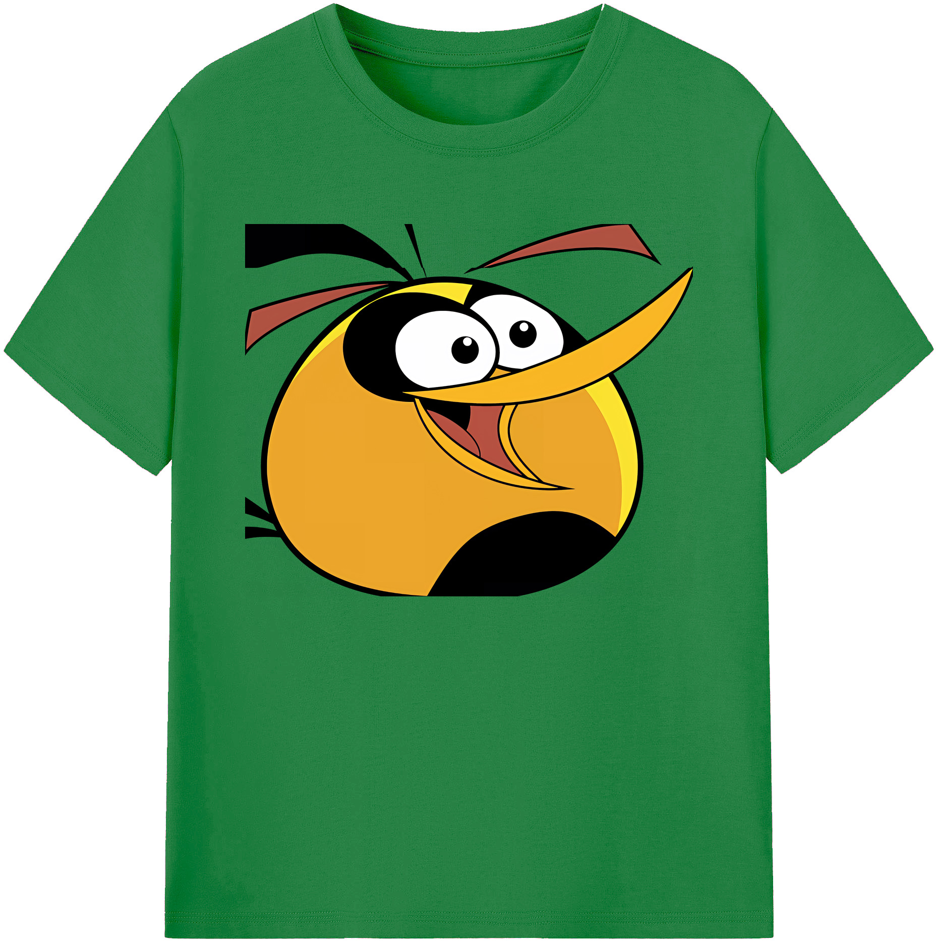 （画像用） Angry Birds アングリーバード 綿100％ メンズ半袖Tシャツ｜肌触りやわらか＆通気性