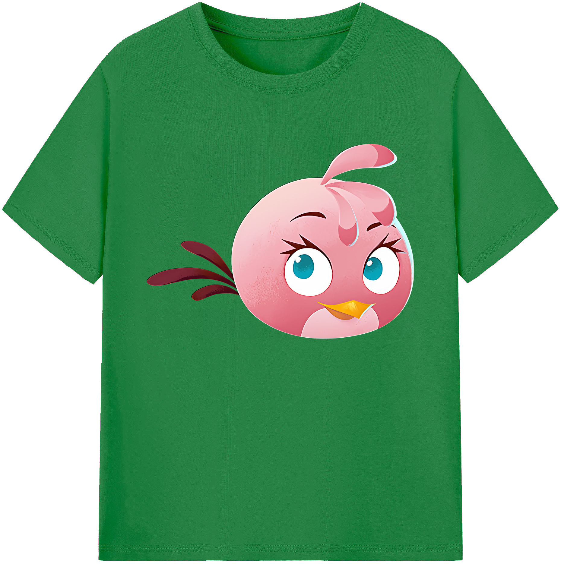 （画像用） Angry Birds アングリーバード 綿100％ メンズ半袖Tシャツ｜肌触りやわらか＆通気性
