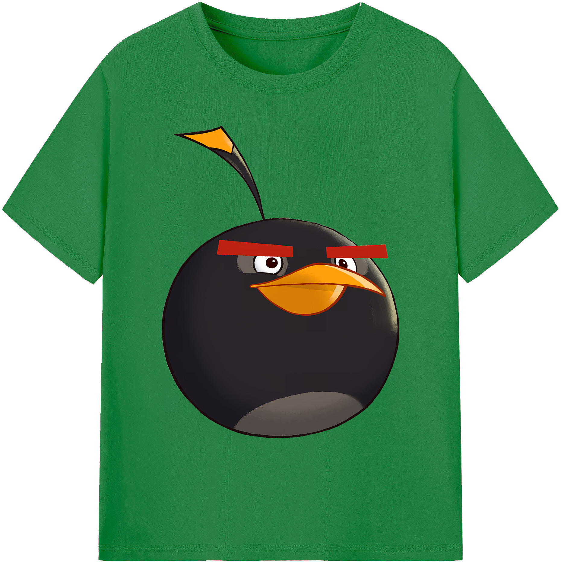 （画像用） Angry Birds アングリーバード 綿100％ メンズ半袖Tシャツ｜肌触りやわらか＆通気性