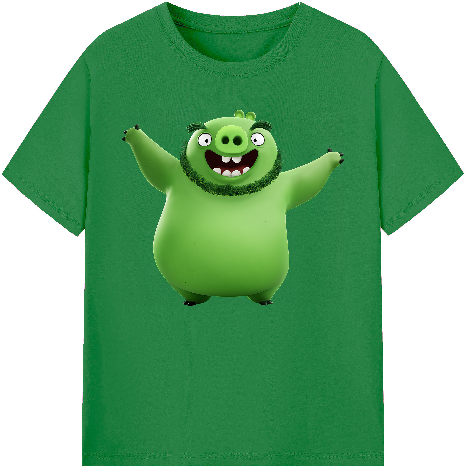 （画像用） Angry Birds アングリーバード 綿100％ メンズ半袖Tシャツ｜肌触りやわらか＆通気性