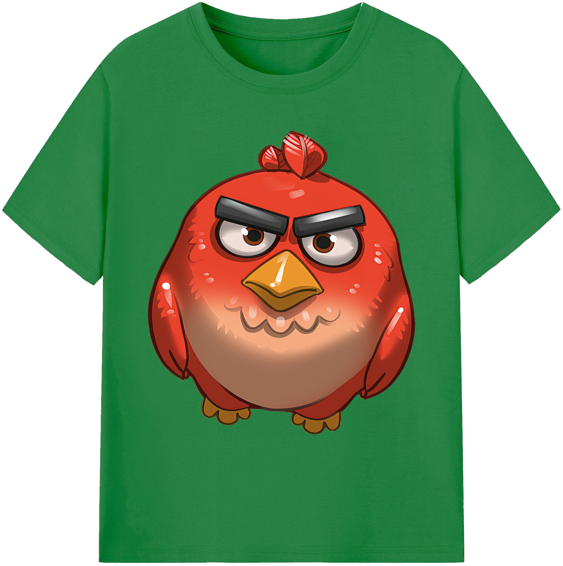 （画像用） Angry Birds アングリーバード 綿100％ メンズ半袖Tシャツ｜肌触りやわらか＆通気性