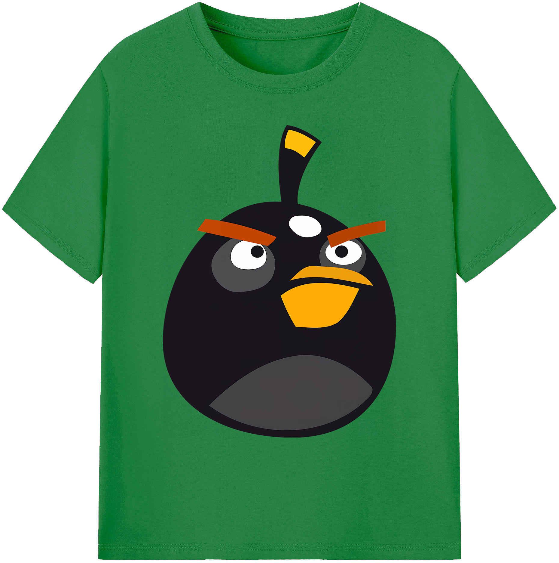 （画像用） Angry Birds アングリーバード 綿100％ メンズ半袖Tシャツ｜肌触りやわらか＆通気性