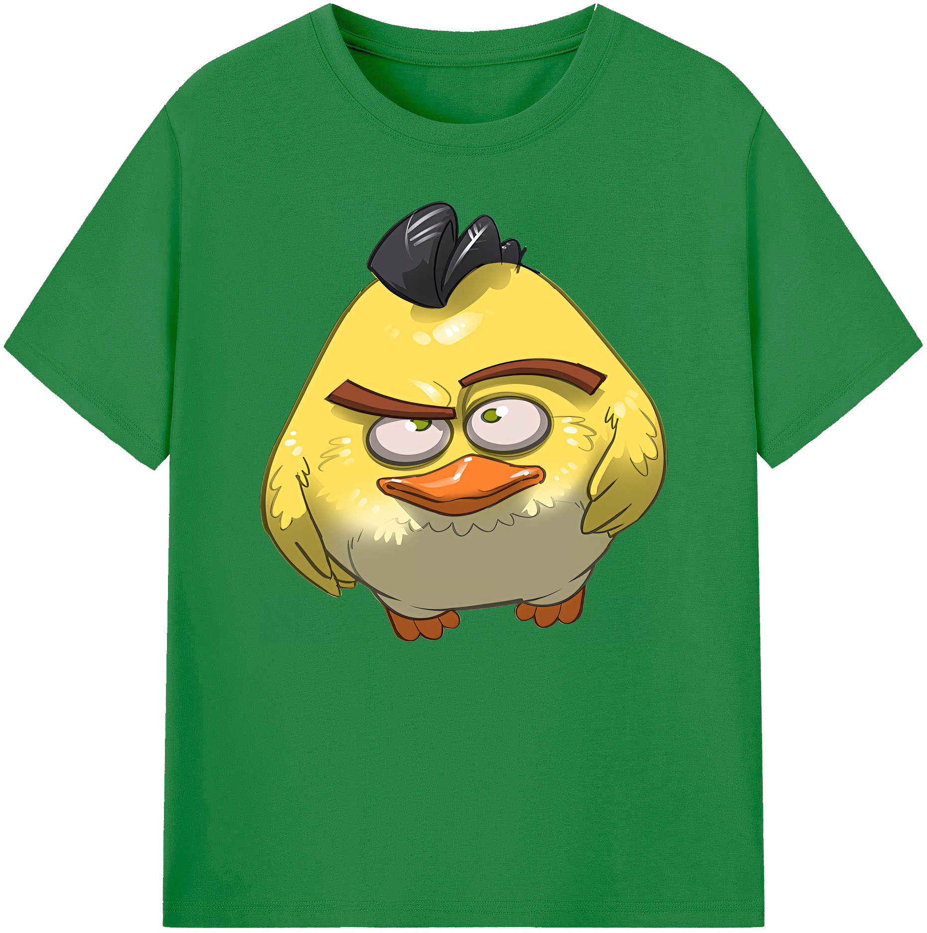 （画像用） Angry Birds アングリーバード 綿100％ メンズ半袖Tシャツ｜肌触りやわらか＆通気性