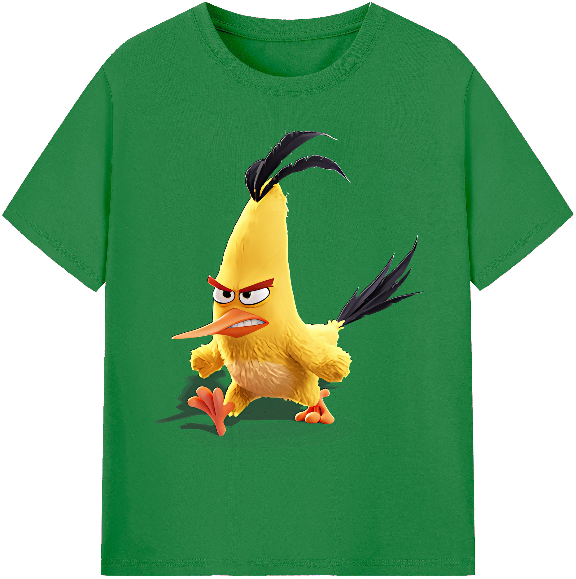 （画像用） Angry Birds アングリーバード 綿100％ メンズ半袖Tシャツ｜肌触りやわらか＆通気性