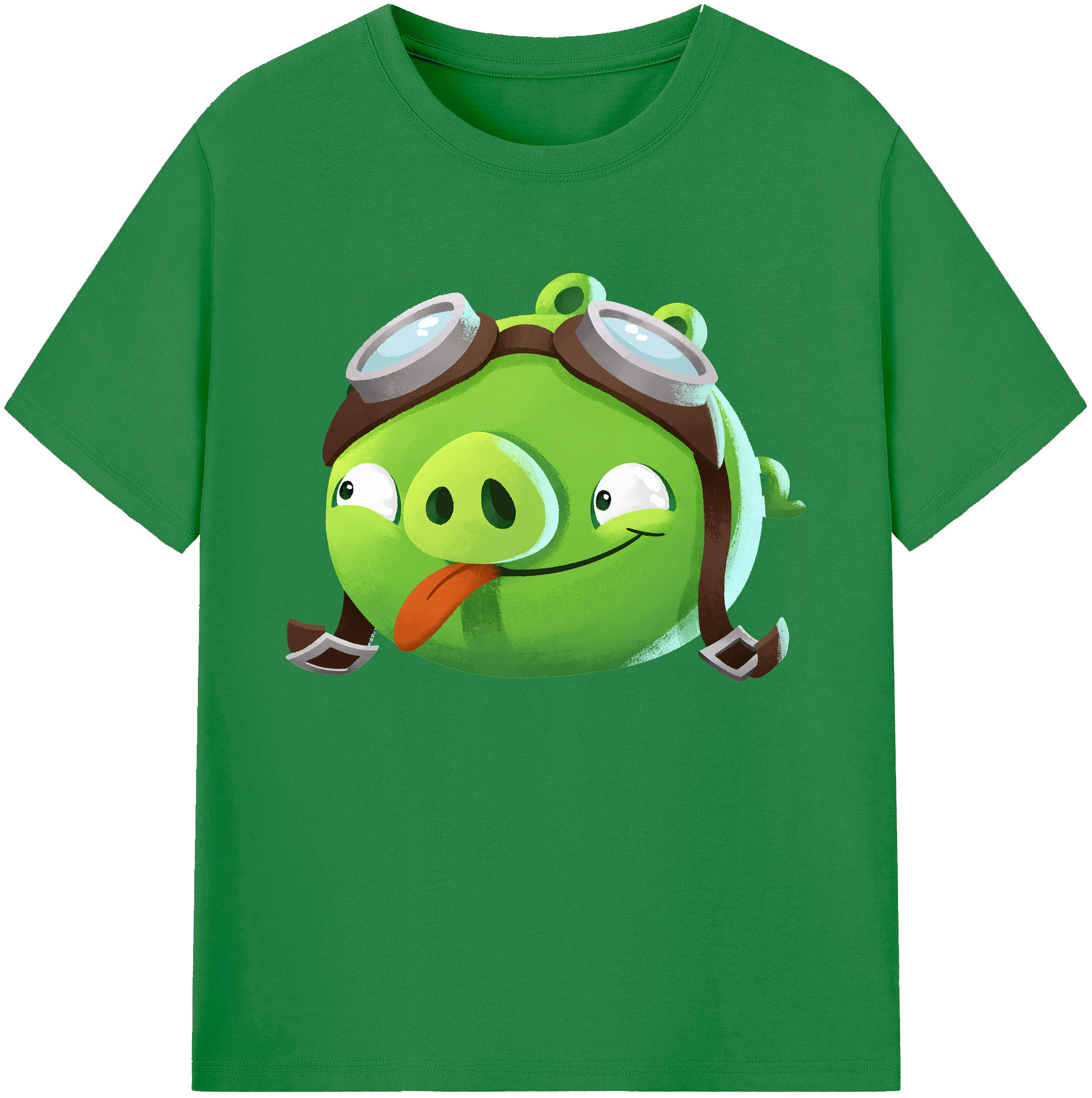 （画像用） Angry Birds アングリーバード 綿100％ メンズ半袖Tシャツ｜肌触りやわらか＆通気性