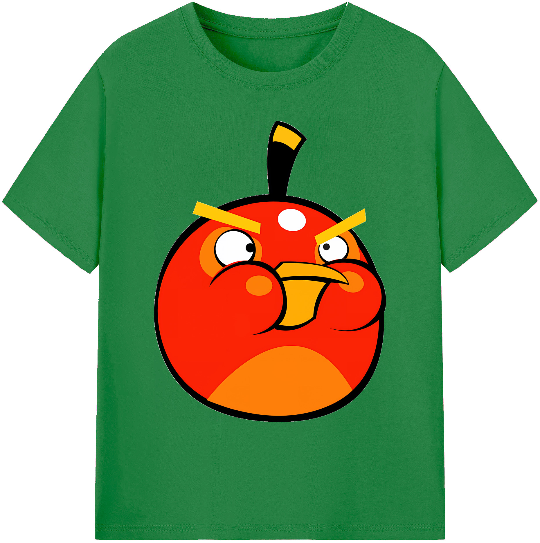 （画像用） Angry Birds アングリーバード 綿100％ メンズ半袖Tシャツ｜肌触りやわらか＆通気性