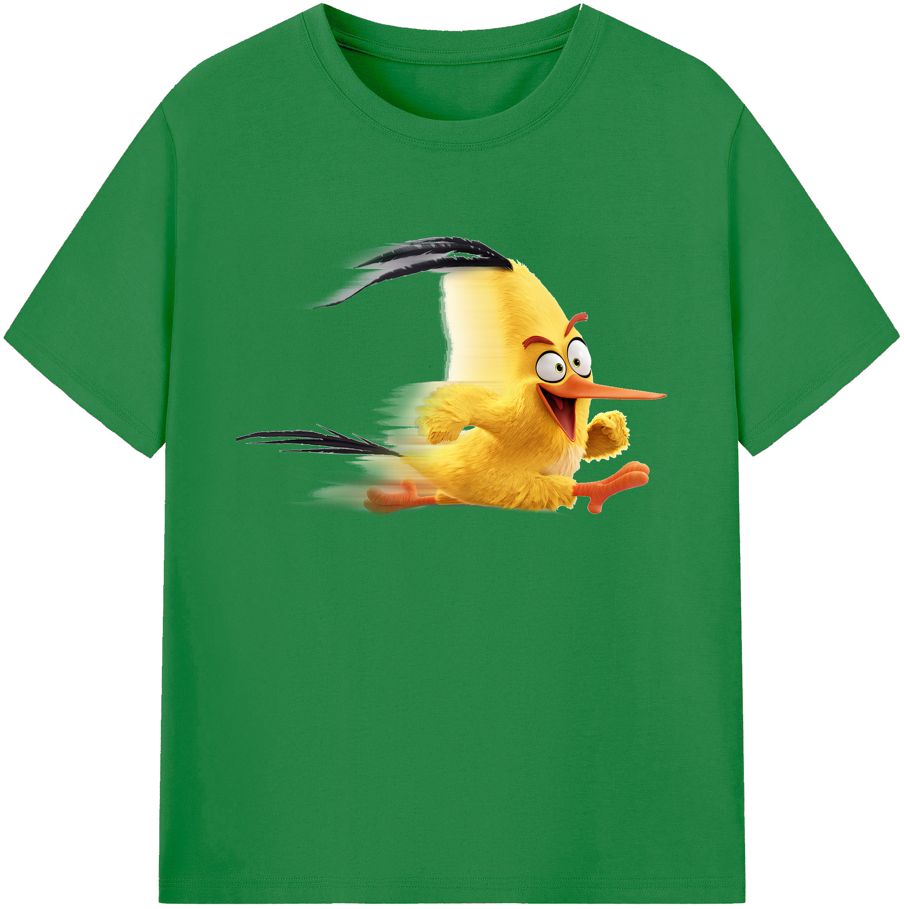 （画像用） Angry Birds アングリーバード 綿100％ メンズ半袖Tシャツ｜肌触りやわらか＆通気性