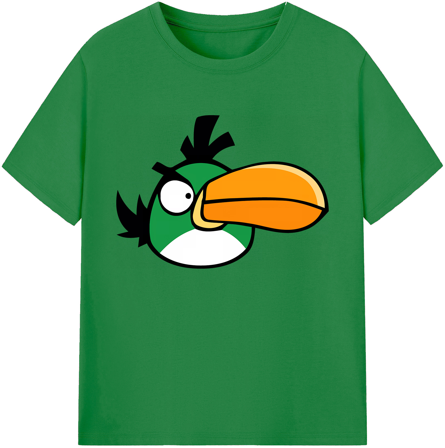 （画像用） Angry Birds アングリーバード 綿100％ メンズ半袖Tシャツ｜肌触りやわらか＆通気性
