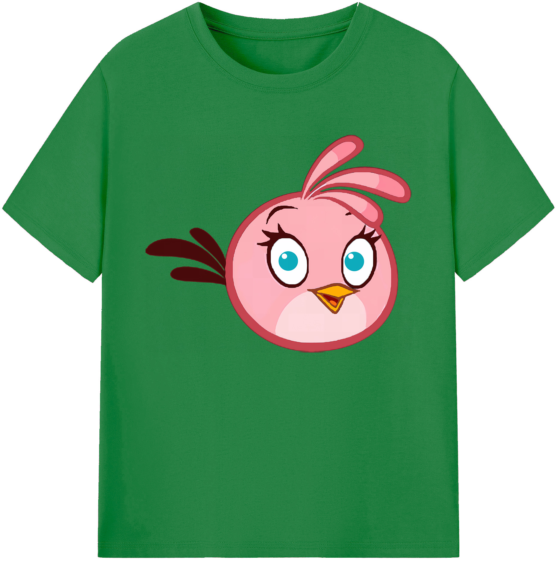 （画像用） Angry Birds アングリーバード 綿100％ メンズ半袖Tシャツ｜肌触りやわらか＆通気性