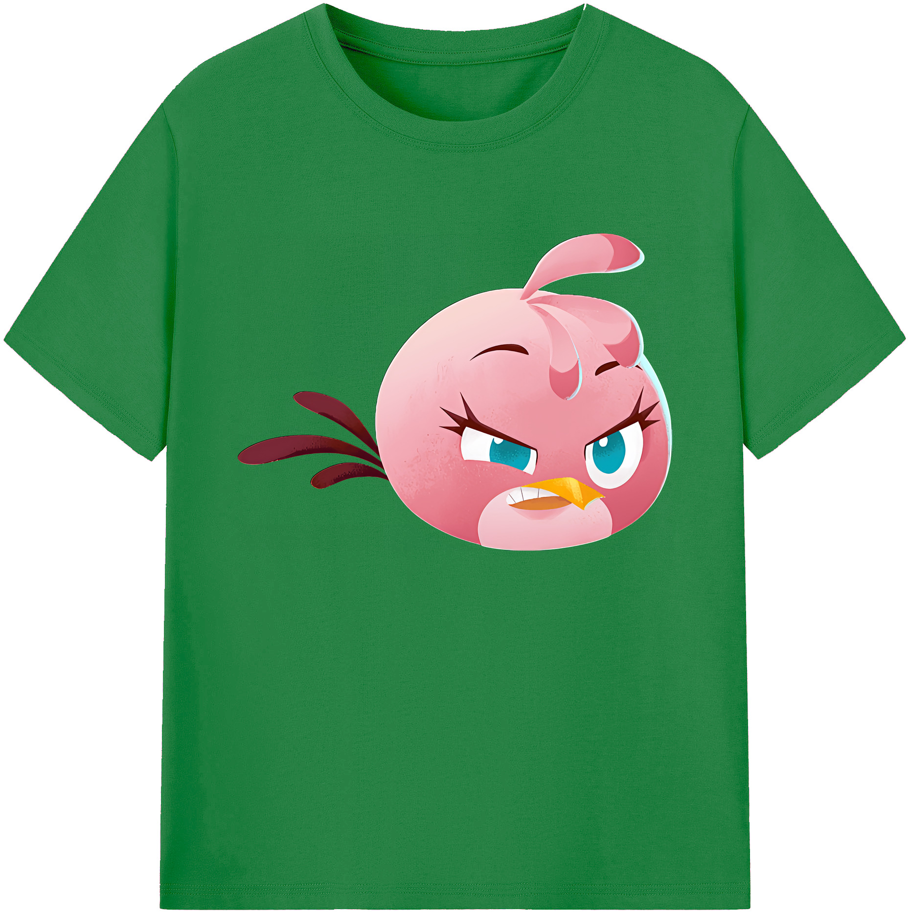 （画像用） Angry Birds アングリーバード 綿100％ メンズ半袖Tシャツ｜肌触りやわらか＆通気性