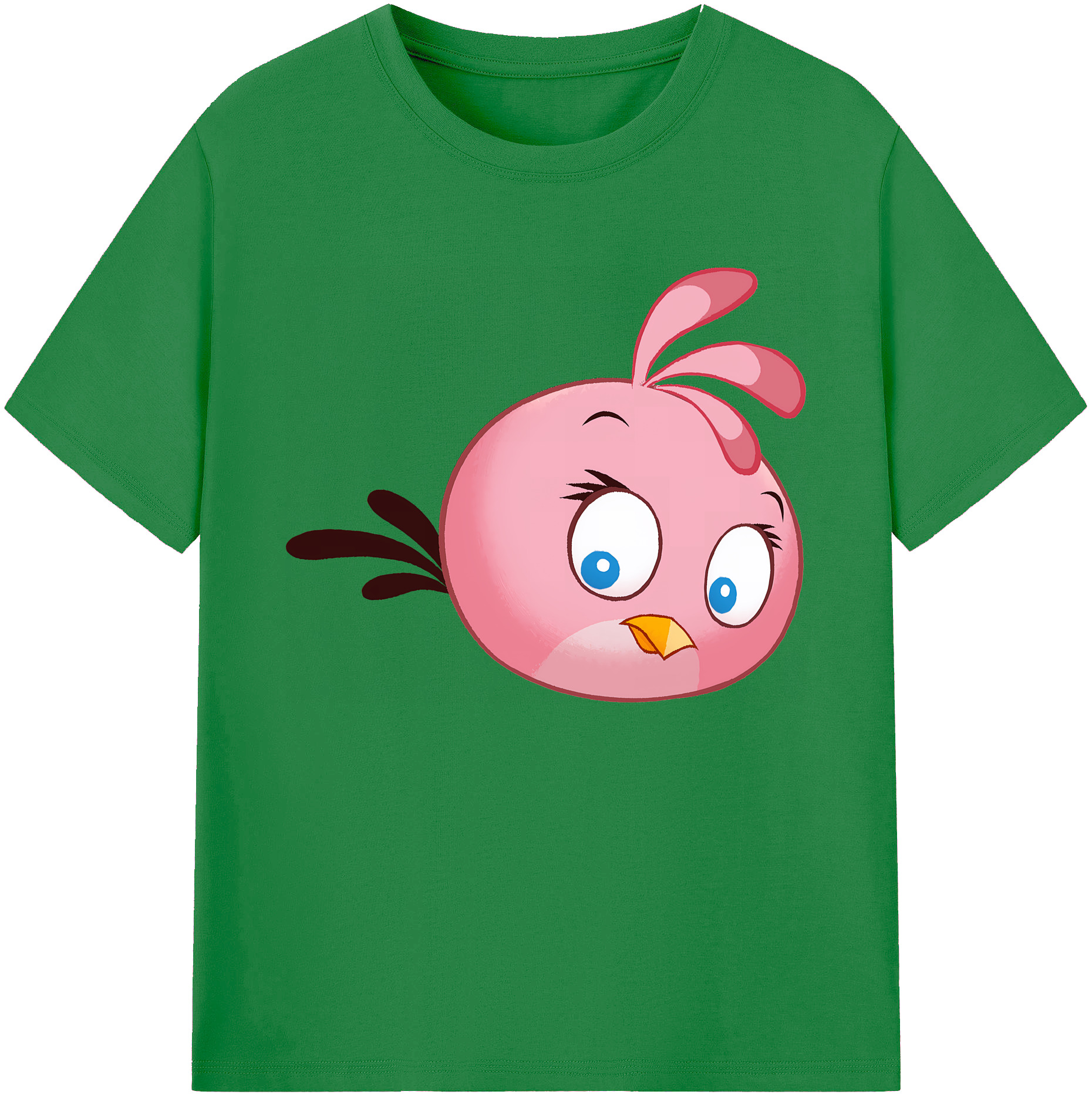 （画像用） Angry Birds アングリーバード 綿100％ メンズ半袖Tシャツ｜肌触りやわらか＆通気性