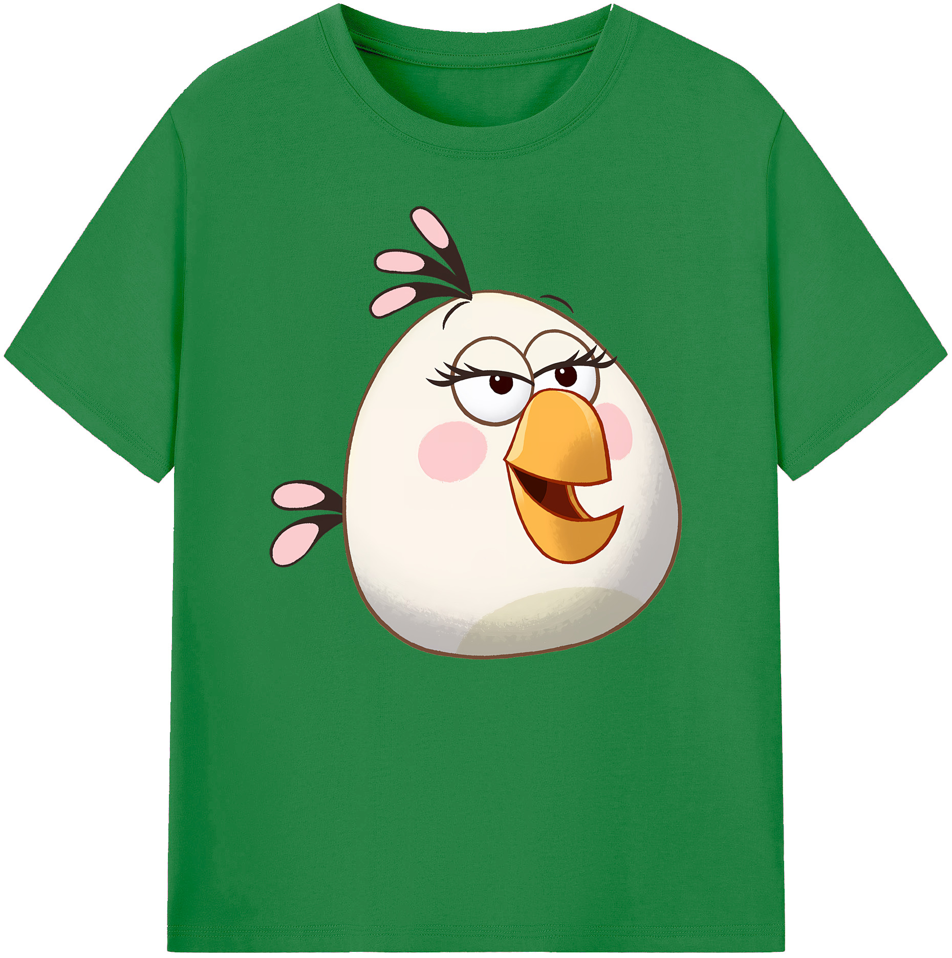 （画像用） Angry Birds アングリーバード 綿100％ メンズ半袖Tシャツ｜肌触りやわらか＆通気性