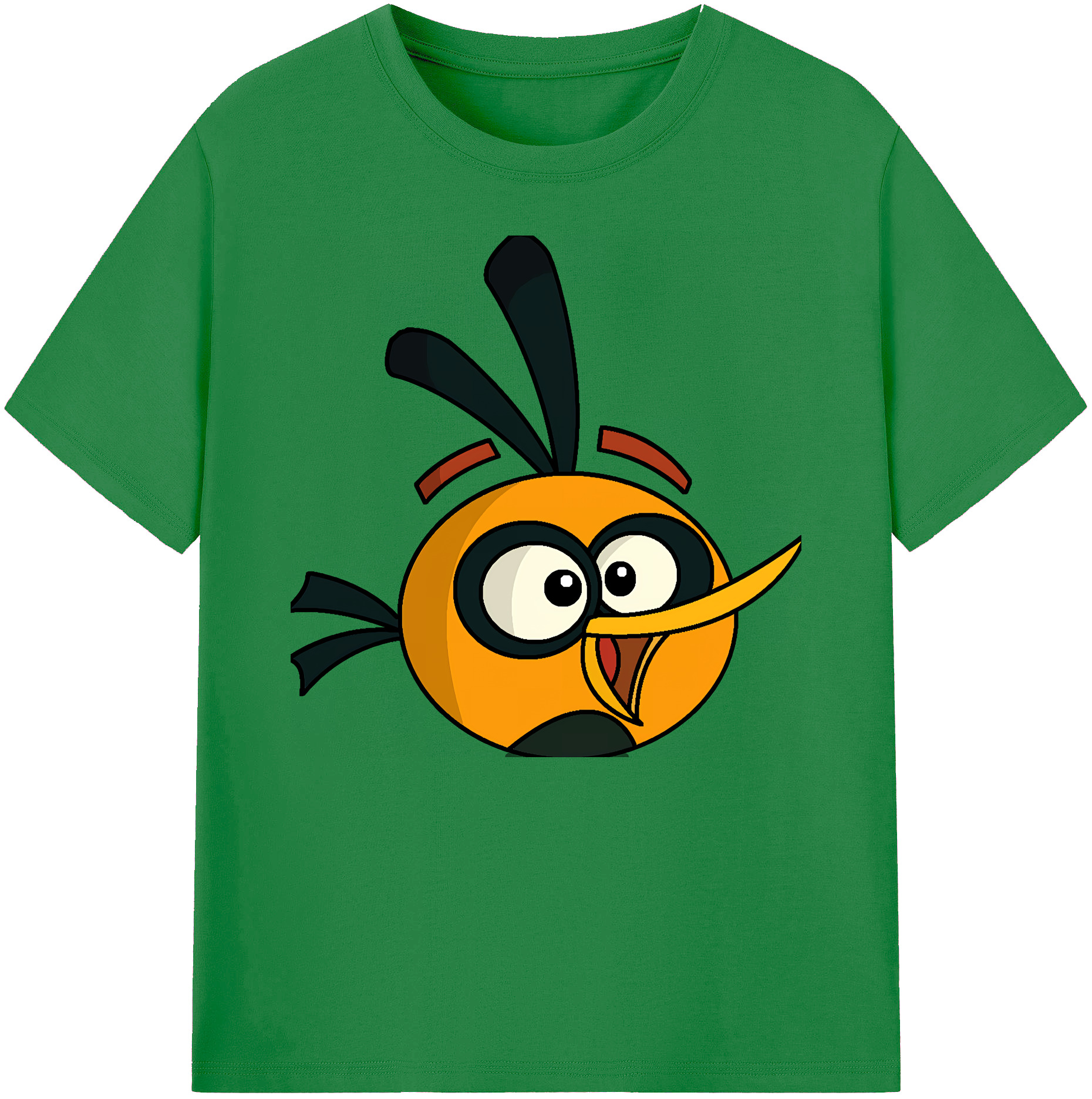 （画像用） Angry Birds アングリーバード 綿100％ メンズ半袖Tシャツ｜肌触りやわらか＆通気性