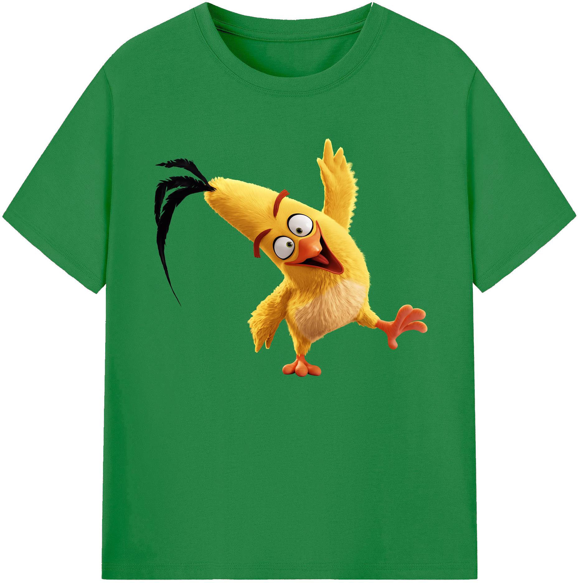 （画像用） Angry Birds アングリーバード 綿100％ メンズ半袖Tシャツ｜肌触りやわらか＆通気性