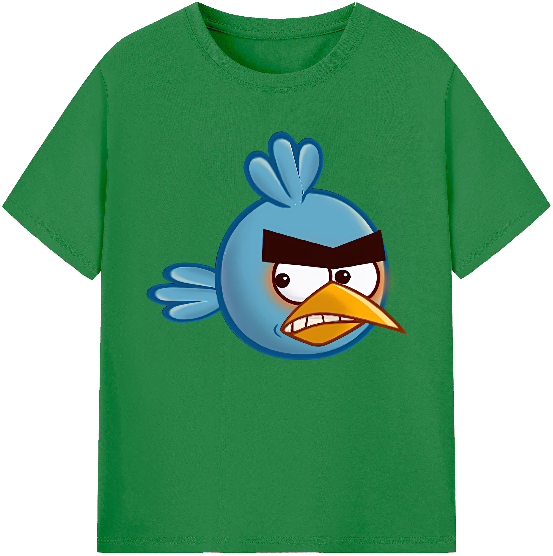 （画像用） Angry Birds アングリーバード 綿100％ メンズ半袖Tシャツ｜肌触りやわらか＆通気性