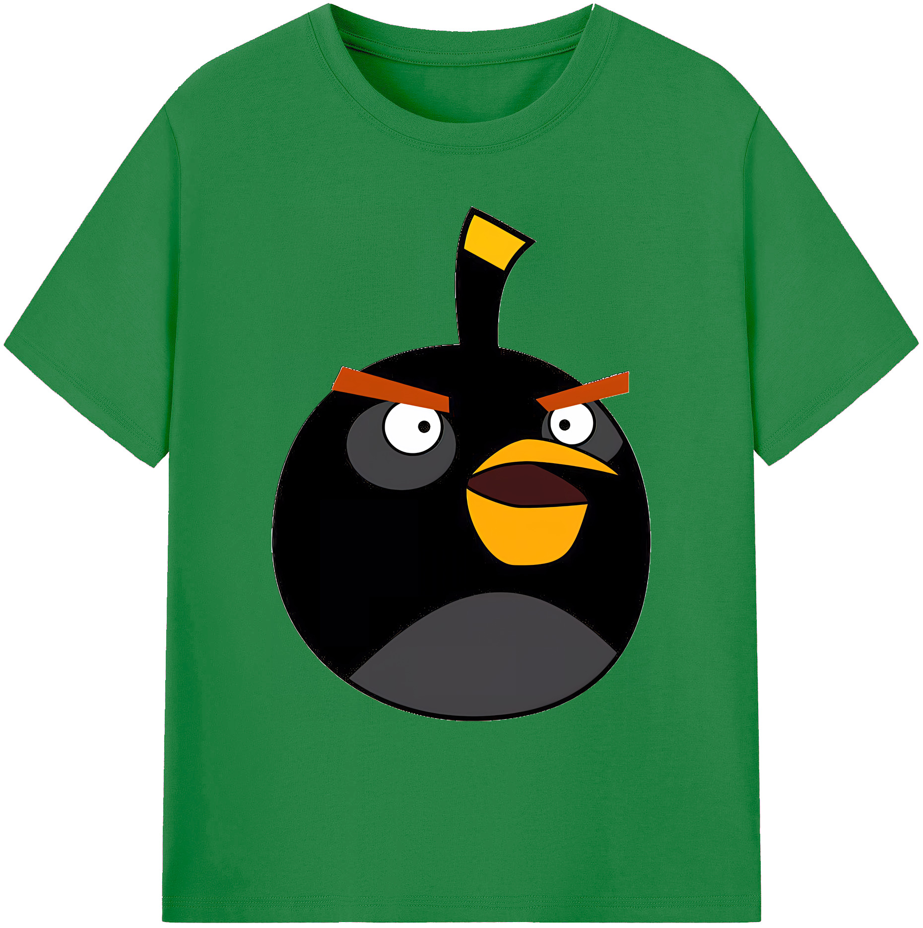 （画像用） Angry Birds アングリーバード 綿100％ メンズ半袖Tシャツ｜肌触りやわらか＆通気性