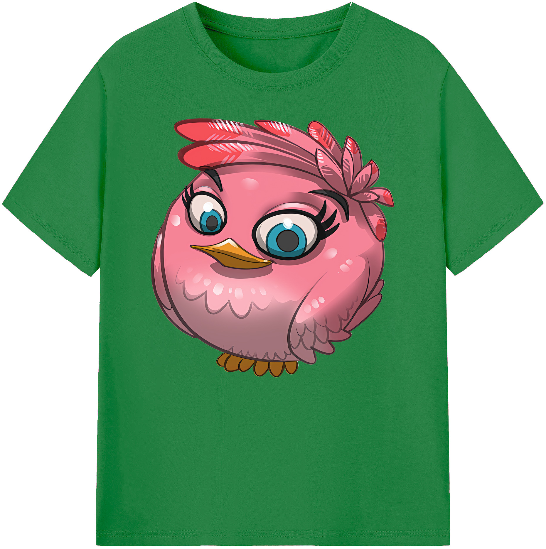 （画像用） Angry Birds アングリーバード 綿100％ メンズ半袖Tシャツ｜肌触りやわらか＆通気性