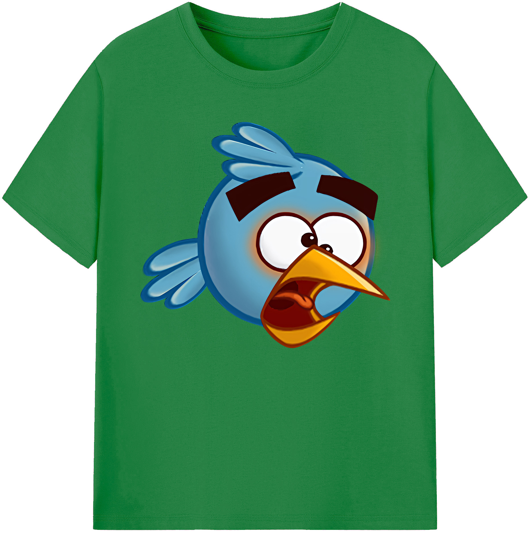 （画像用） Angry Birds アングリーバード 綿100％ メンズ半袖Tシャツ｜肌触りやわらか＆通気性
