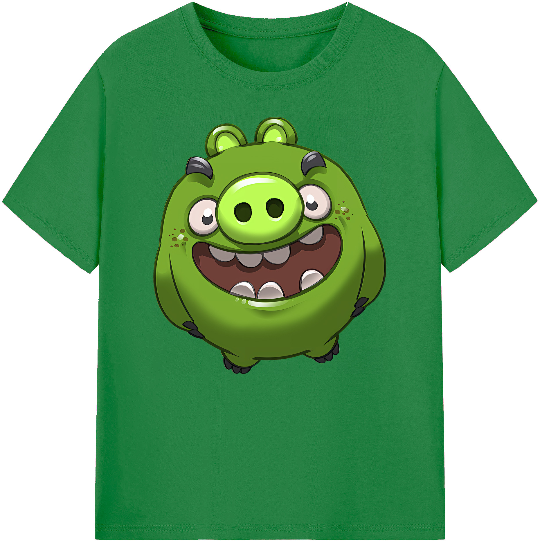 （画像用） Angry Birds アングリーバード 綿100％ メンズ半袖Tシャツ｜肌触りやわらか＆通気性