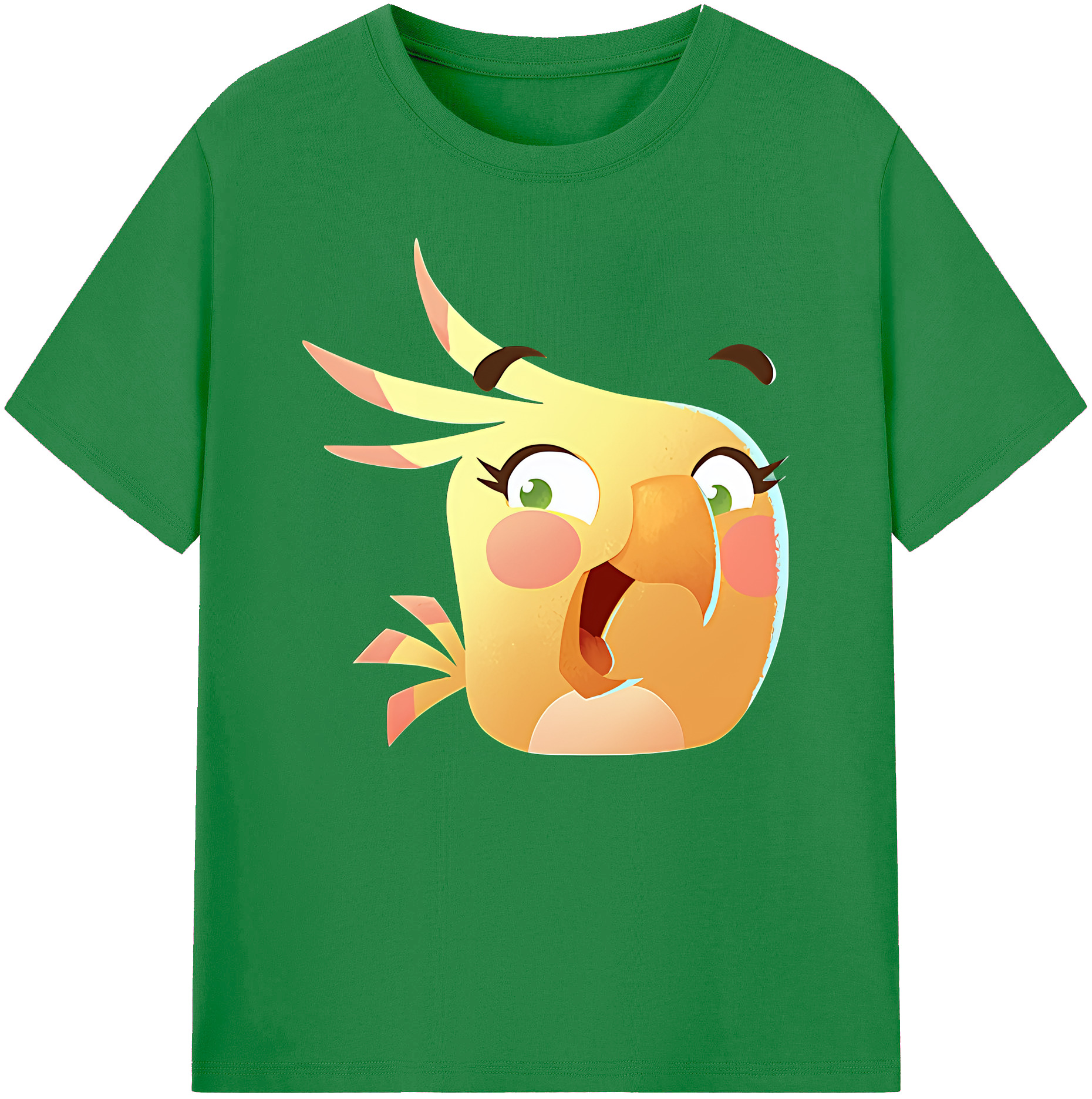 （画像用） Angry Birds アングリーバード 綿100％ メンズ半袖Tシャツ｜肌触りやわらか＆通気性