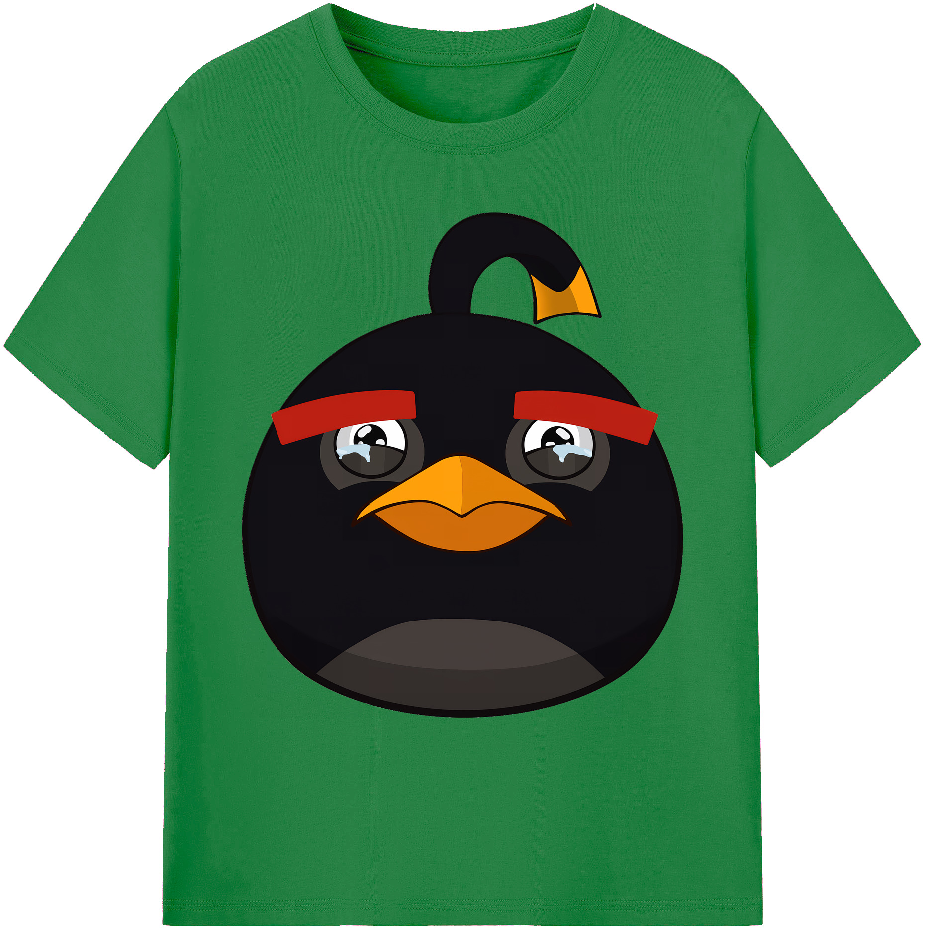 （画像用） Angry Birds アングリーバード 綿100％ メンズ半袖Tシャツ｜肌触りやわらか＆通気性