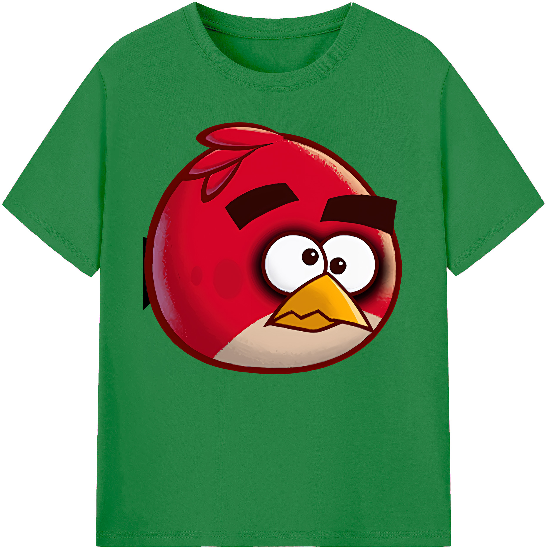 （画像用） Angry Birds アングリーバード 綿100％ メンズ半袖Tシャツ｜肌触りやわらか＆通気性