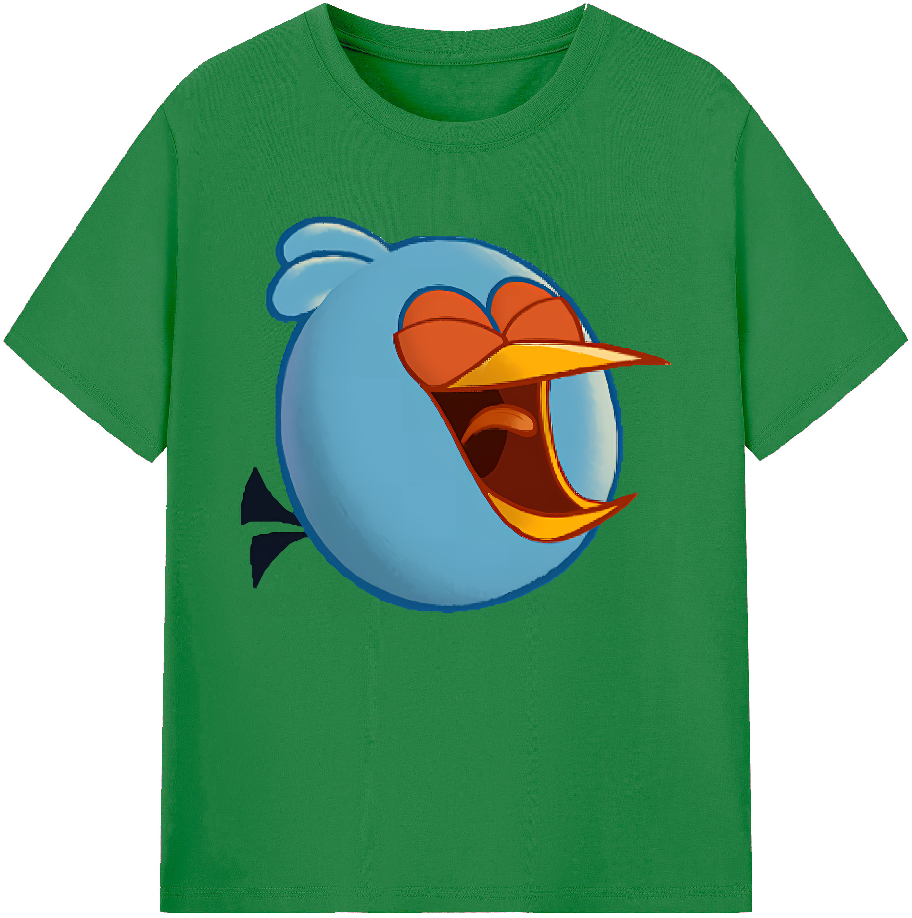 （画像用） Angry Birds アングリーバード 綿100％ メンズ半袖Tシャツ｜肌触りやわらか＆通気性