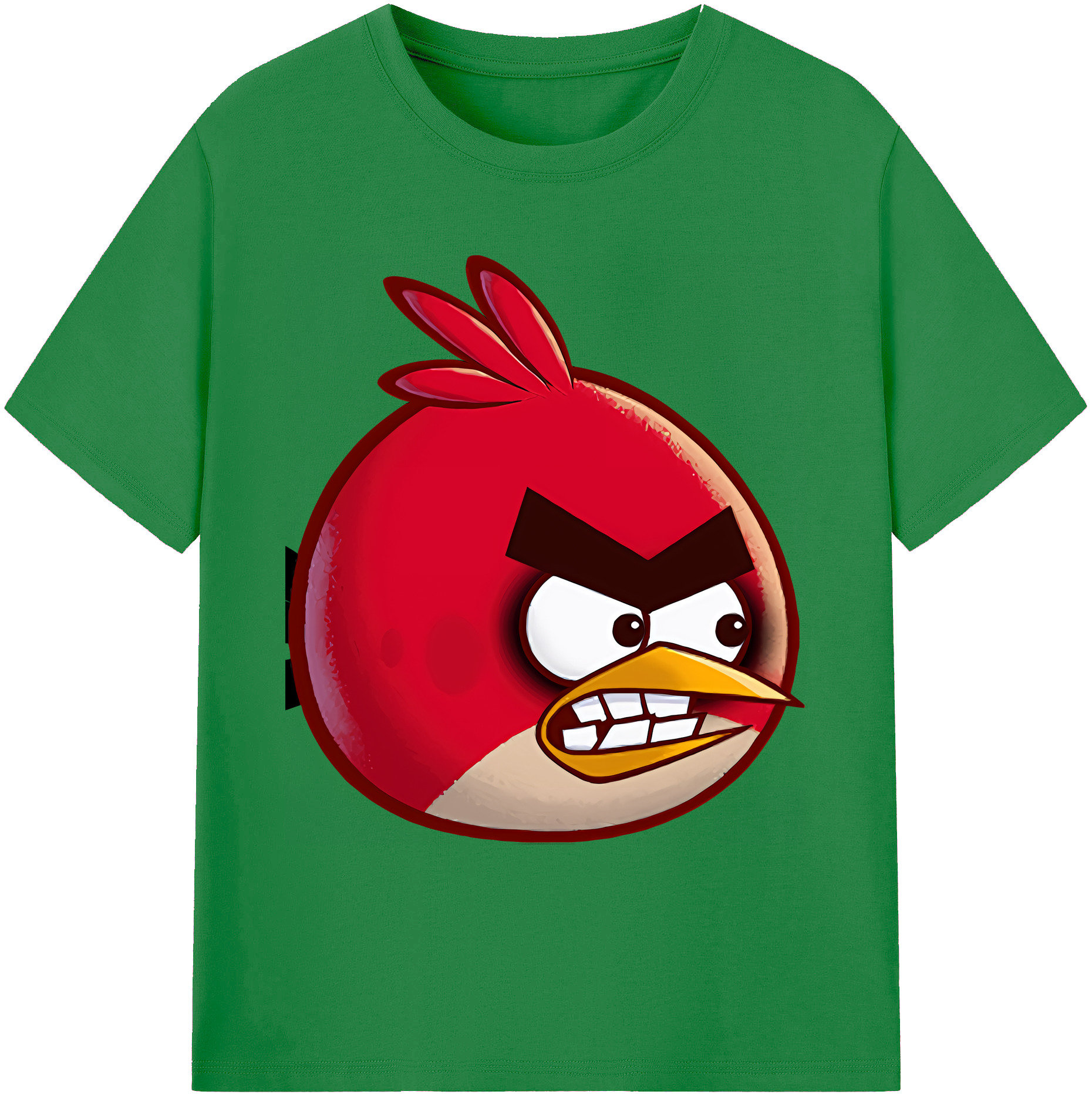 （画像用） Angry Birds アングリーバード 綿100％ メンズ半袖Tシャツ｜肌触りやわらか＆通気性