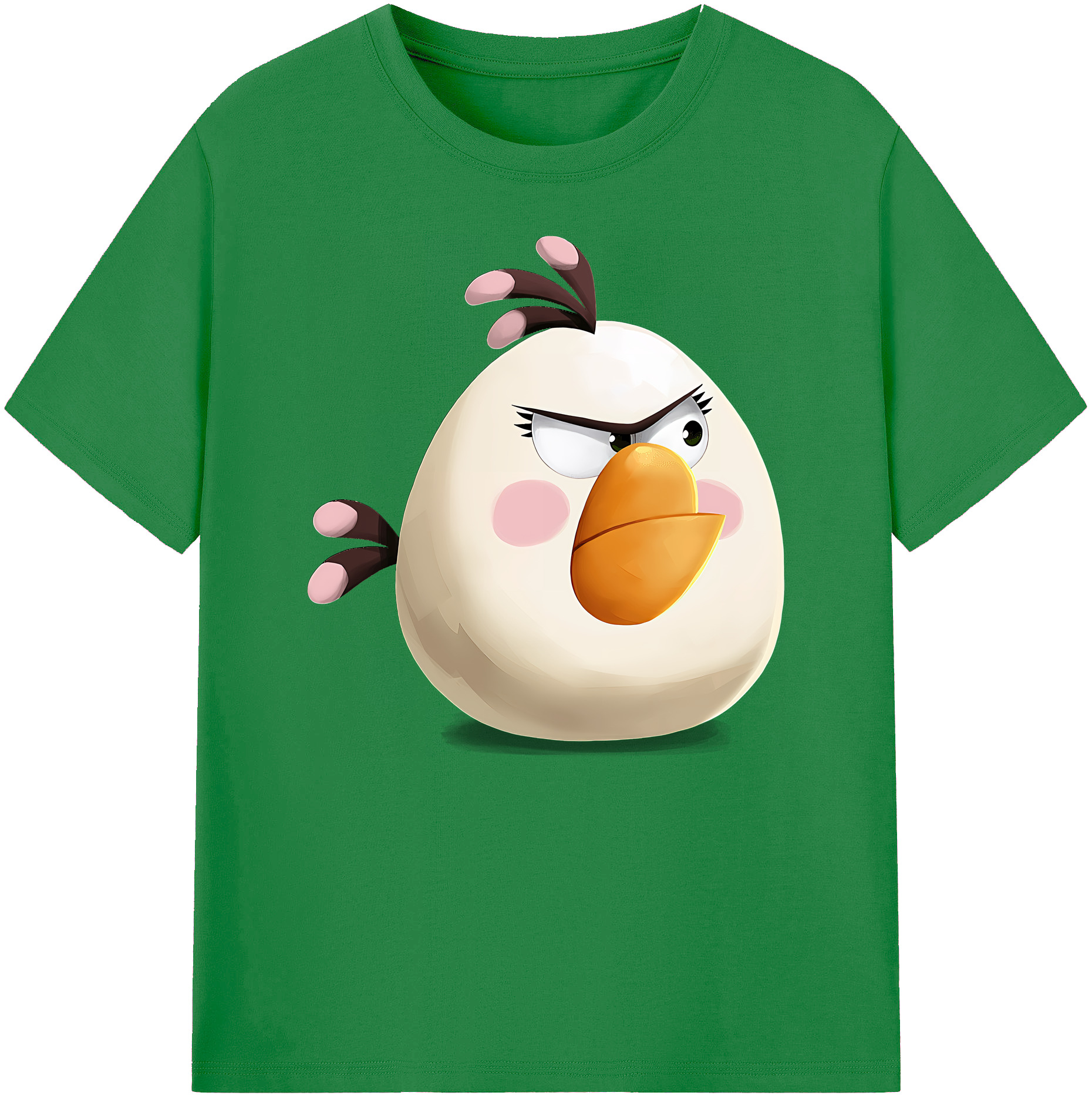 （画像用） Angry Birds アングリーバード 綿100％ メンズ半袖Tシャツ｜肌触りやわらか＆通気性