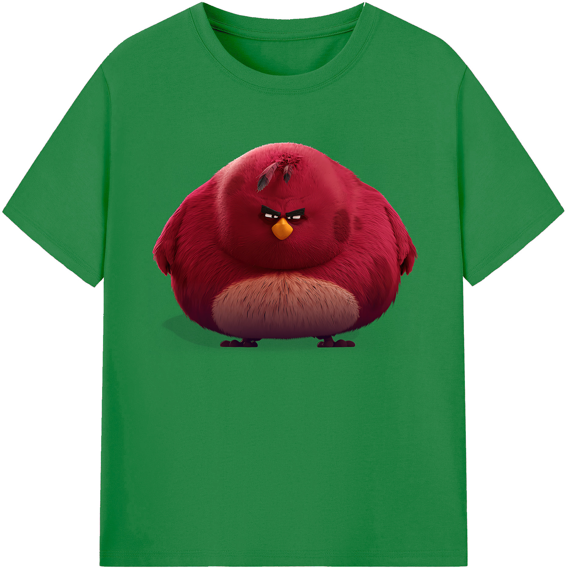 （画像用） Angry Birds アングリーバード 綿100％ メンズ半袖Tシャツ｜肌触りやわらか＆通気性