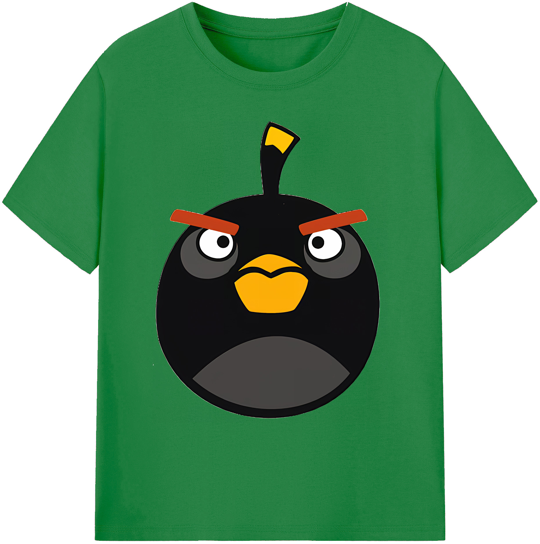 （画像用） Angry Birds アングリーバード 綿100％ メンズ半袖Tシャツ｜肌触りやわらか＆通気性