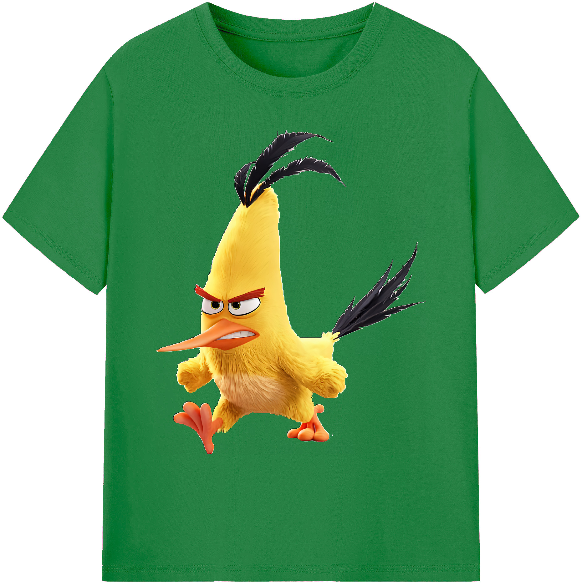 （画像用） Angry Birds アングリーバード 綿100％ メンズ半袖Tシャツ｜肌触りやわらか＆通気性
