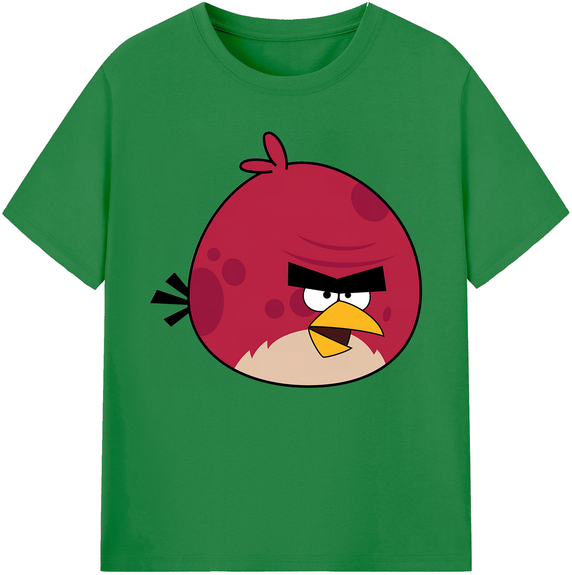 （画像用） Angry Birds アングリーバード 綿100％ メンズ半袖Tシャツ｜肌触りやわらか＆通気性