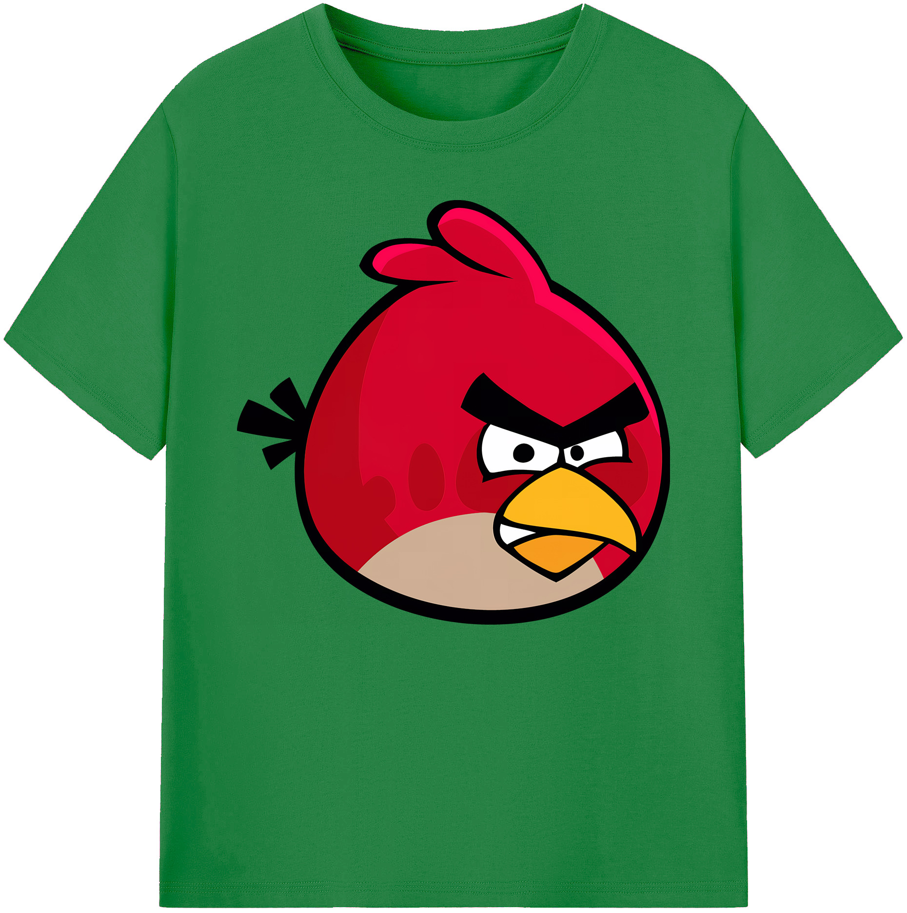（画像用） Angry Birds アングリーバード 綿100％ メンズ半袖Tシャツ｜肌触りやわらか＆通気性
