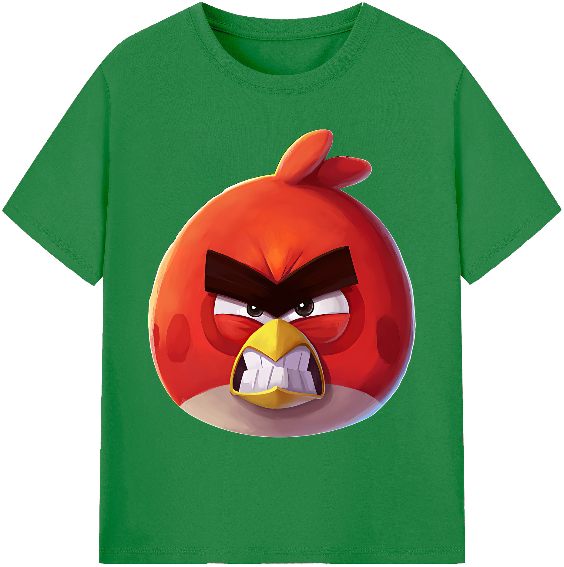 （画像用） Angry Birds アングリーバード 綿100％ メンズ半袖Tシャツ｜肌触りやわらか＆通気性