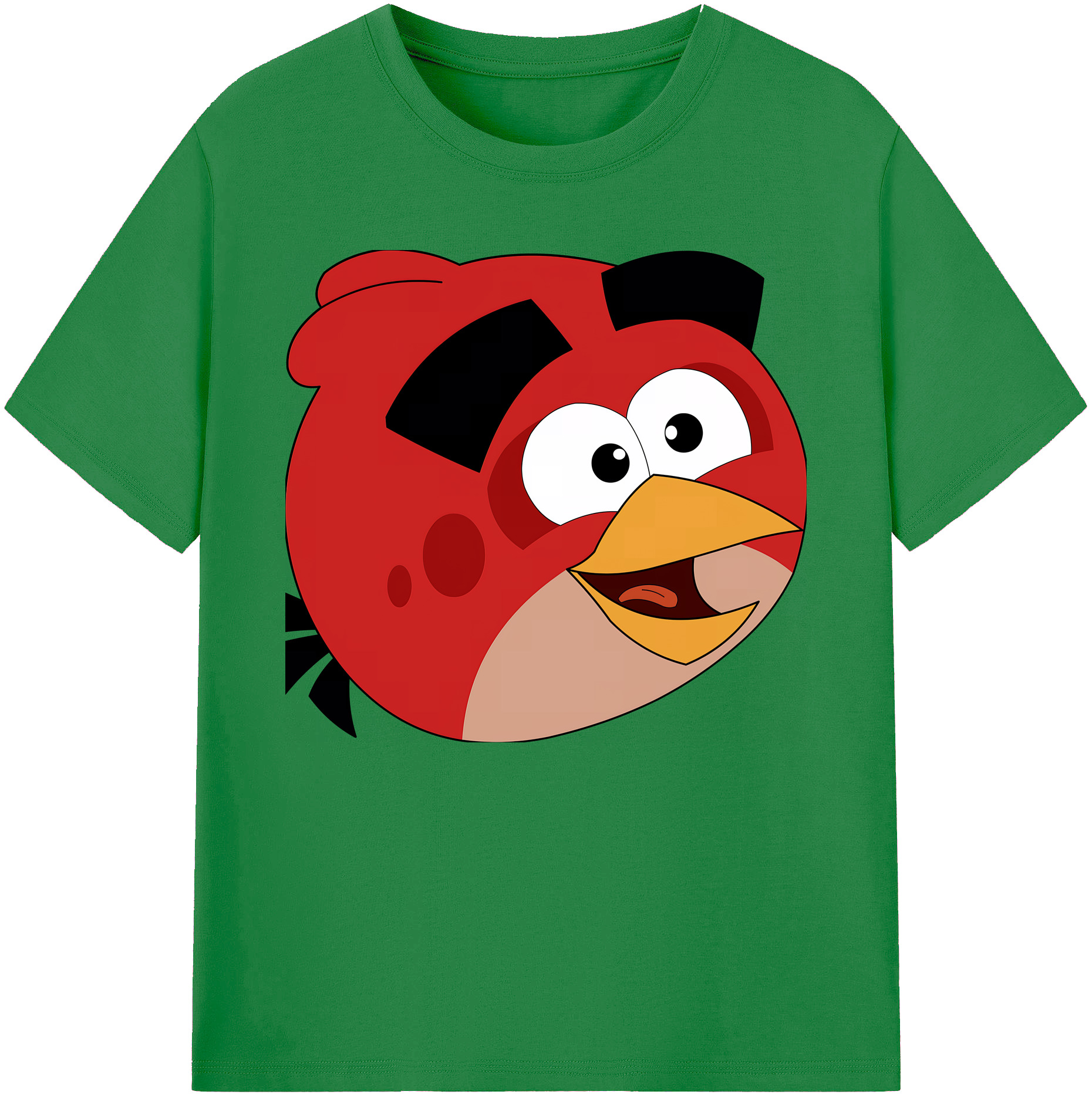 （画像用） Angry Birds アングリーバード 綿100％ メンズ半袖Tシャツ｜肌触りやわらか＆通気性