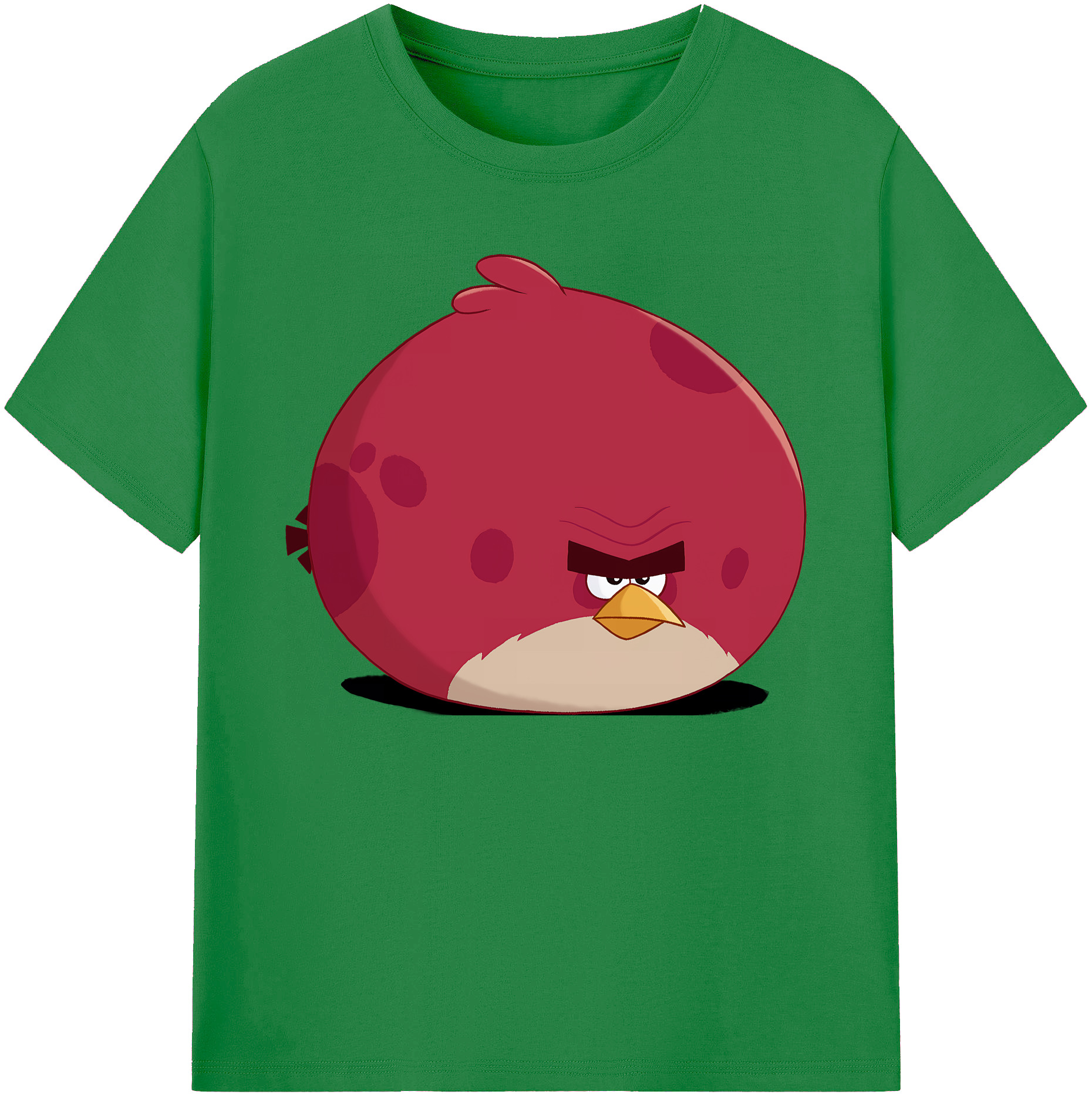 （画像用） Angry Birds アングリーバード 綿100％ メンズ半袖Tシャツ｜肌触りやわらか＆通気性