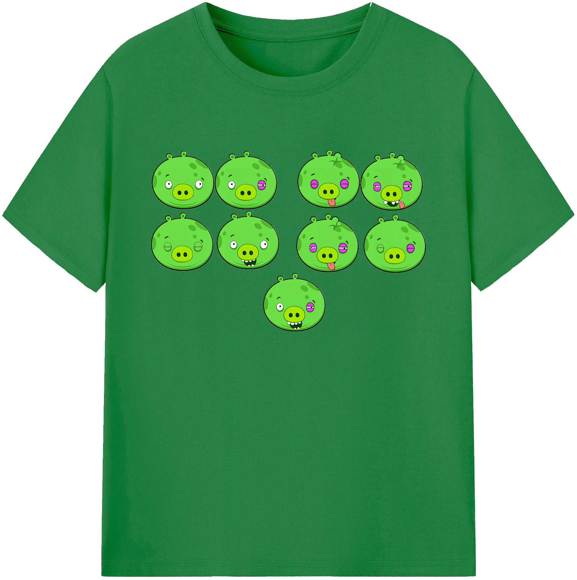 （画像用） Angry Birds アングリーバード 綿100％ メンズ半袖Tシャツ｜肌触りやわらか＆通気性