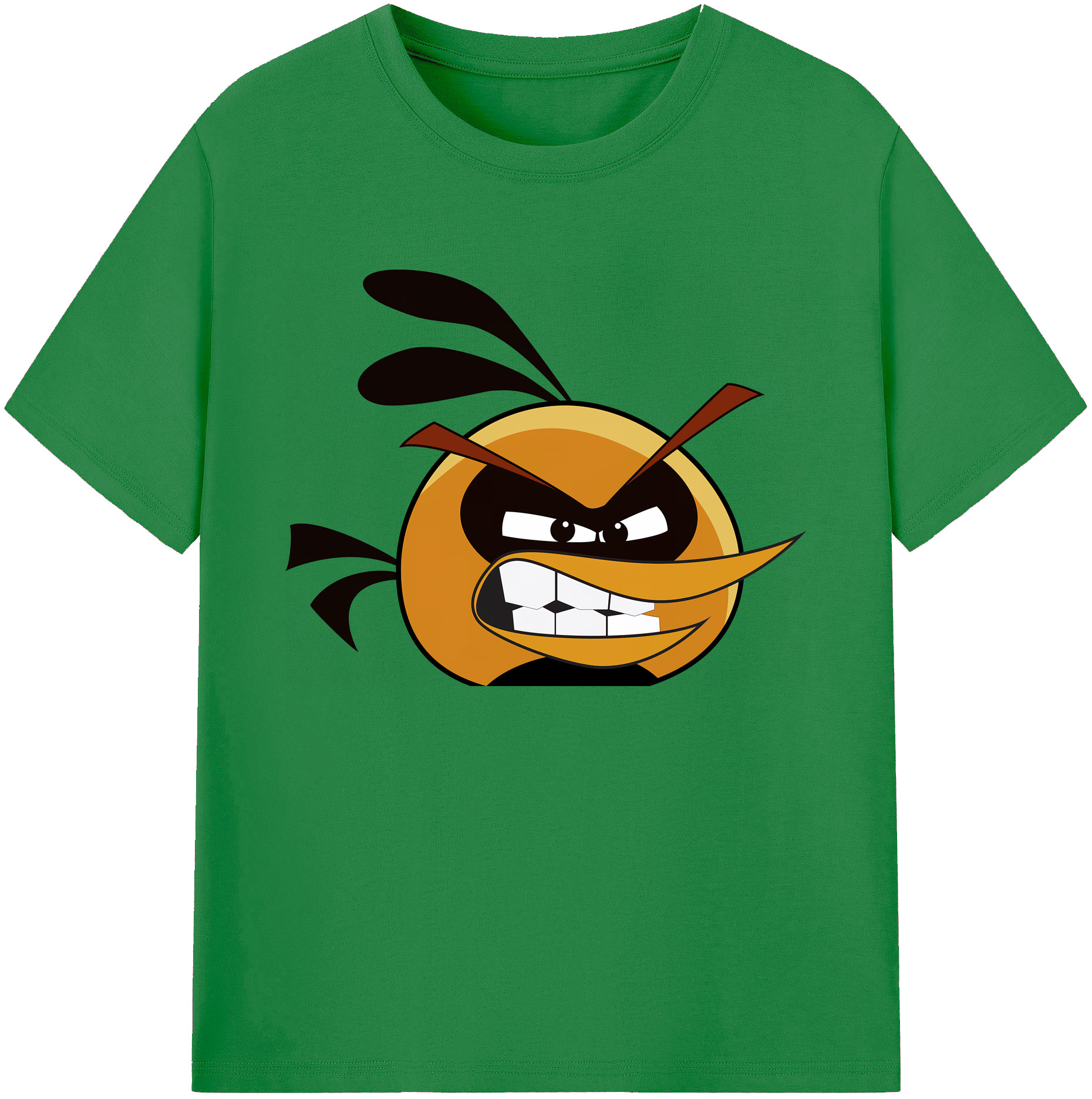 （画像用） Angry Birds アングリーバード 綿100％ メンズ半袖Tシャツ｜肌触りやわらか＆通気性