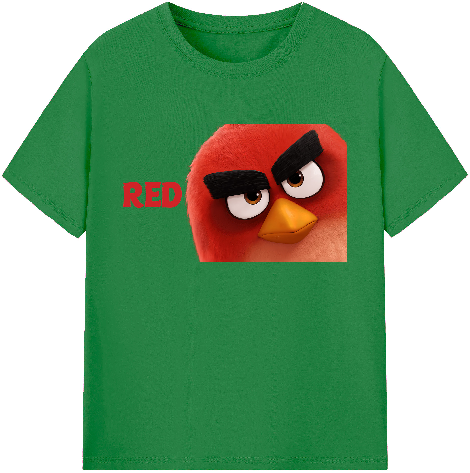 （画像用） Angry Birds アングリーバード 綿100％ メンズ半袖Tシャツ｜肌触りやわらか＆通気性