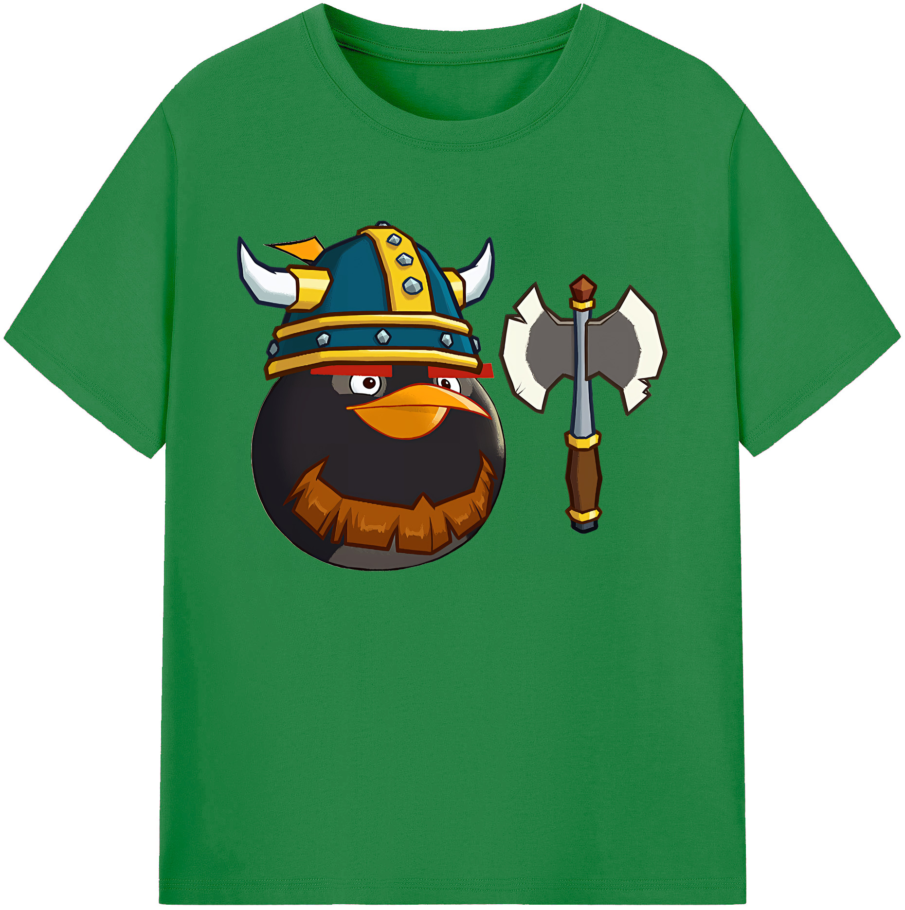 （画像用） Angry Birds アングリーバード 綿100％ メンズ半袖Tシャツ｜肌触りやわらか＆通気性