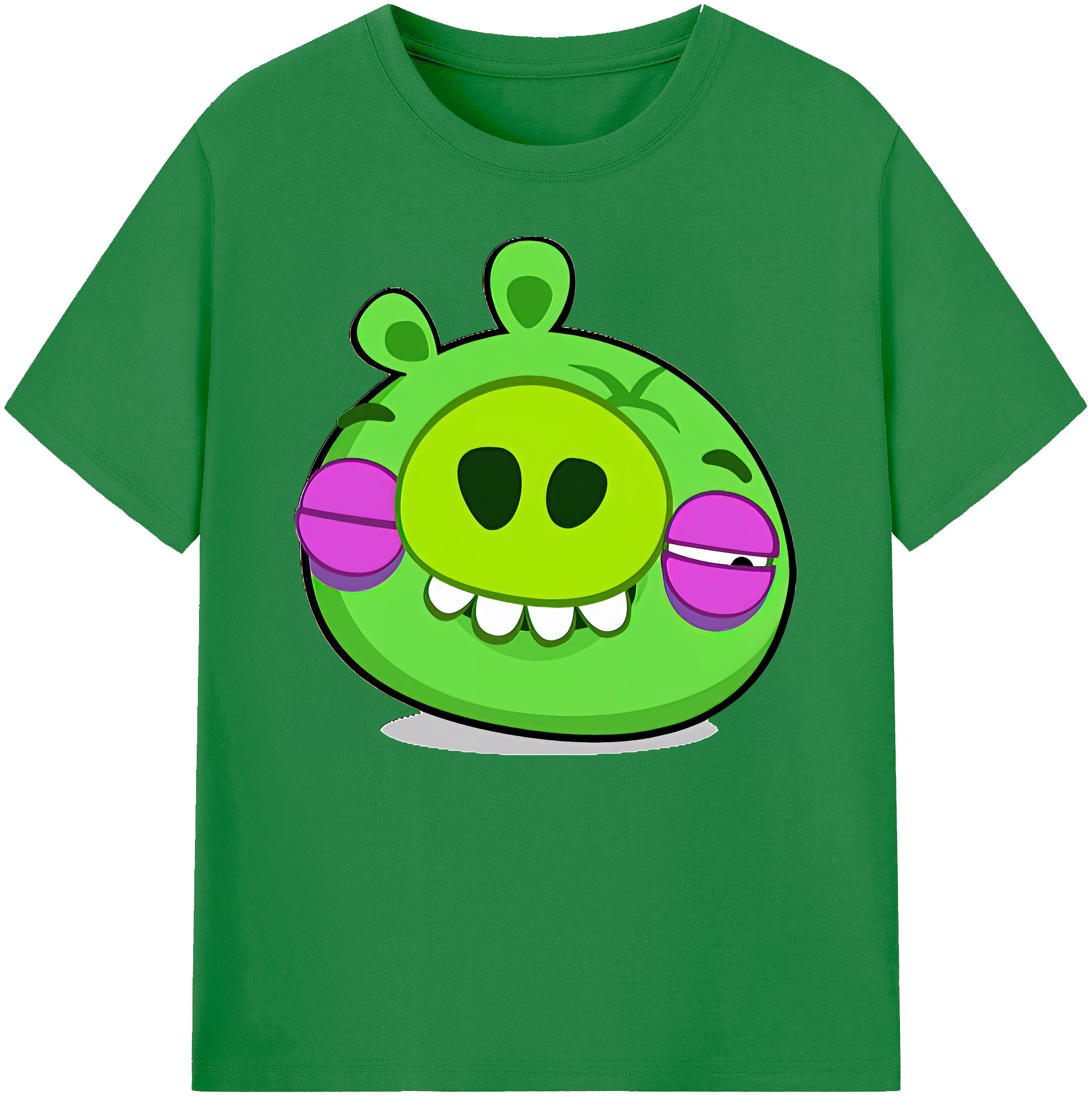 （画像用） Angry Birds アングリーバード 綿100％ メンズ半袖Tシャツ｜肌触りやわらか＆通気性