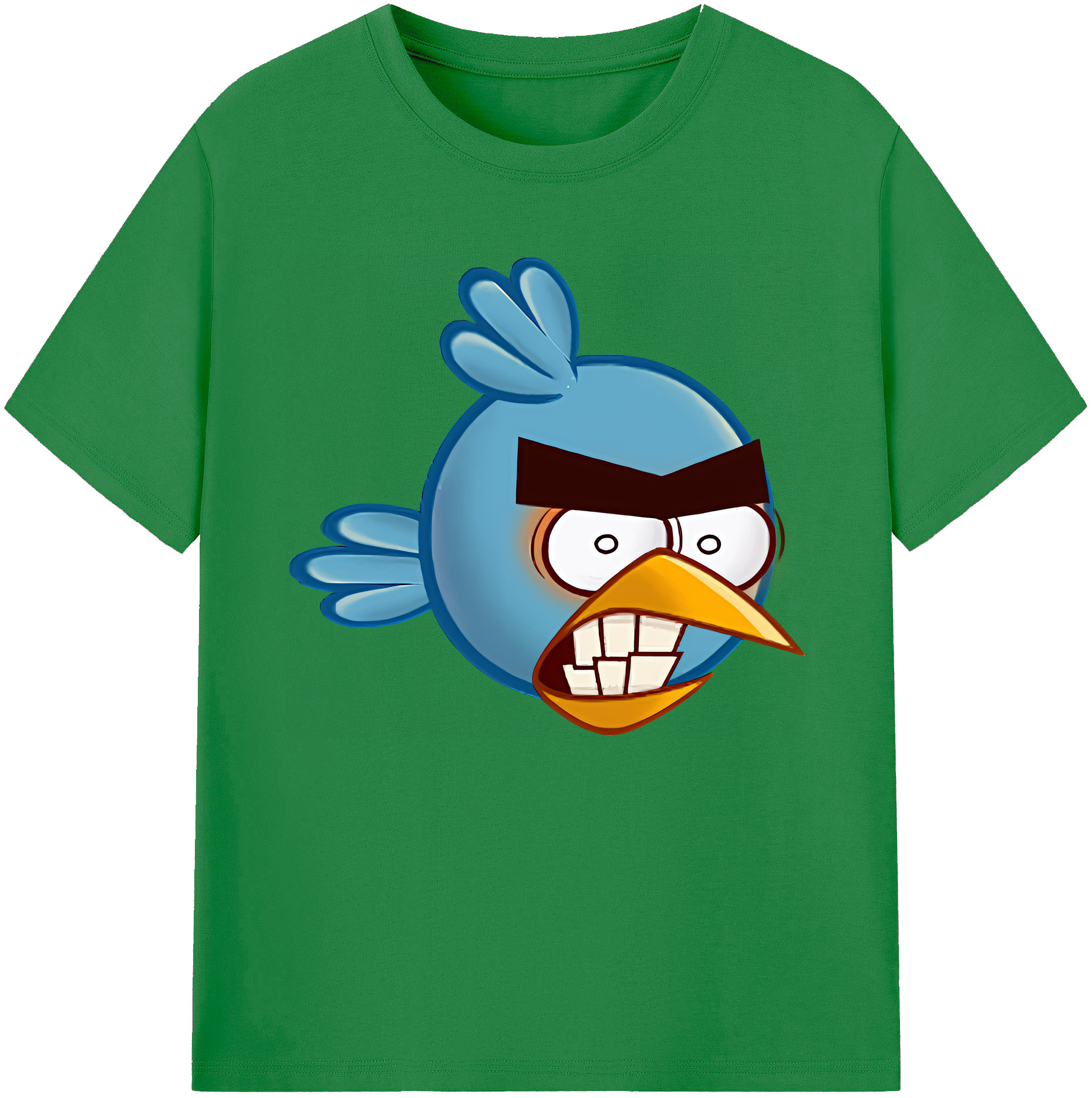 （画像用） Angry Birds アングリーバード 綿100％ メンズ半袖Tシャツ｜肌触りやわらか＆通気性