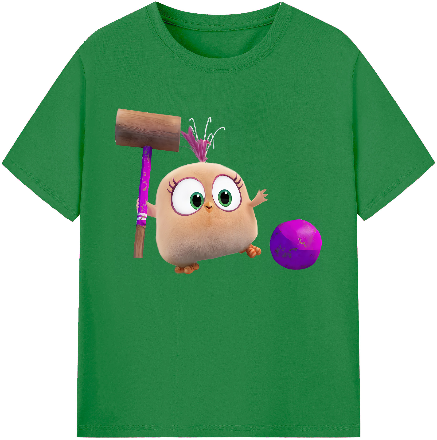 （画像用） Angry Birds アングリーバード 綿100％ メンズ半袖Tシャツ｜肌触りやわらか＆通気性